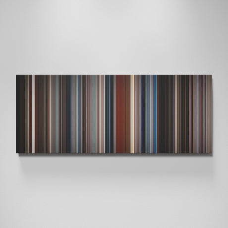 The Usual Suspects movie canvas wall art - color palette print