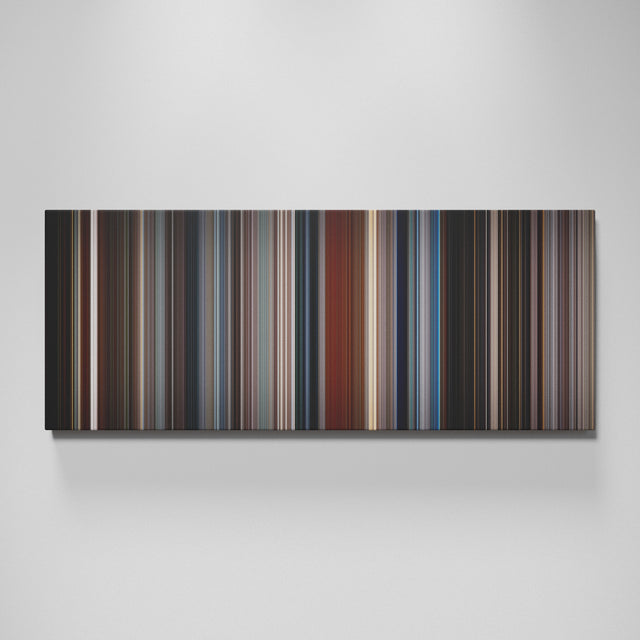 The Usual Suspects movie canvas wall art - color palette print