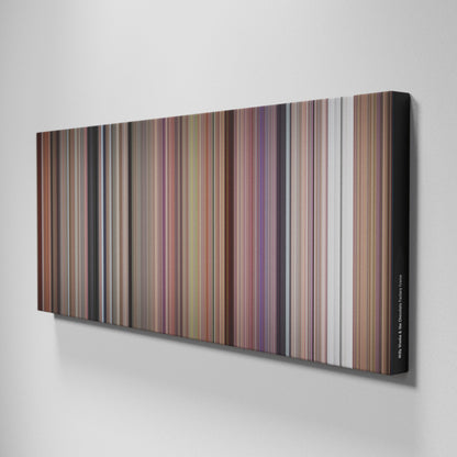 Side view of Buff's of Willy Wonka & the Chocolate Factory Frome on the wall