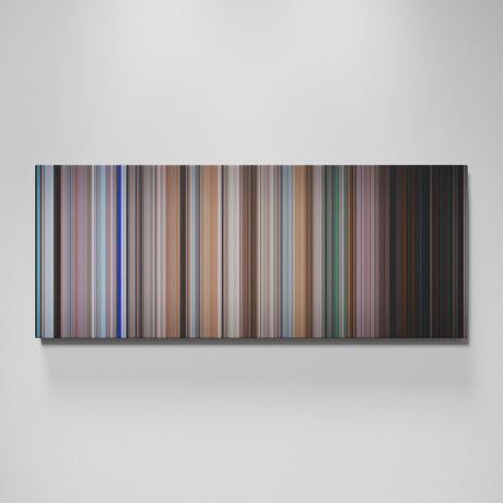 Elf movie canvas wall art - color palette print