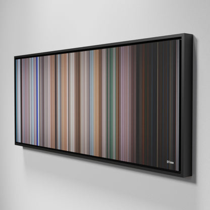 Side view of Framed Buff's of Elf Frome on the wall