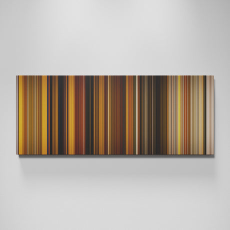Fantastic Mr Fox movie canvas wall art - color palette print