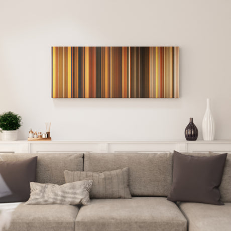 Fantastic Mr Fox canvas print in living room - film wall decor