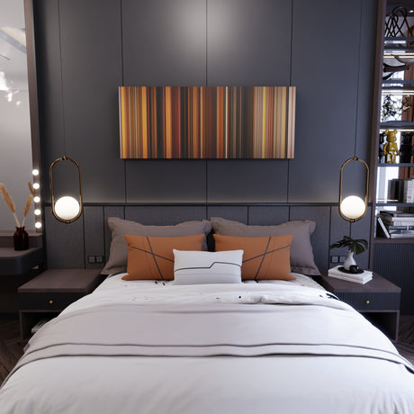 Fantastic Mr Fox movie canvas in bedroom - wall art display