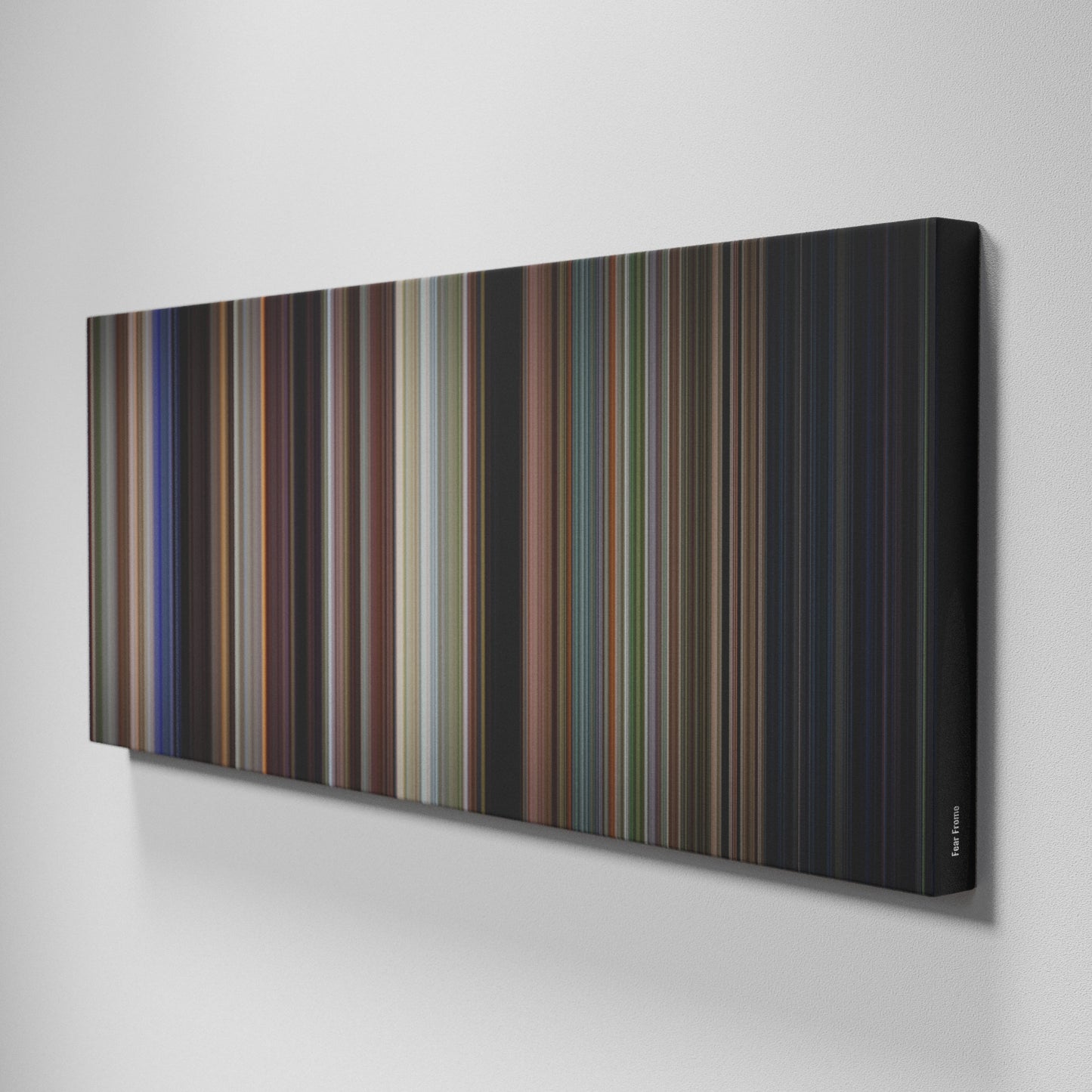 Side view of Buff's of Fear Frome on the wall