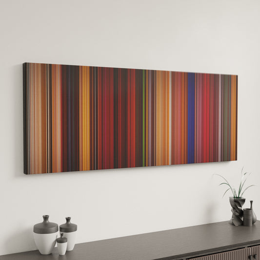 Minimal interior design with Fear and Loathing in Las Vegas Frome on the wall