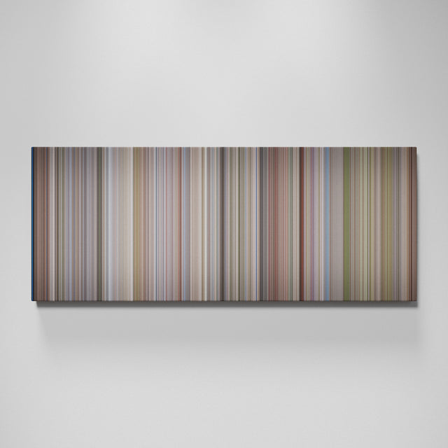 Ferris Bueller's Day Off movie canvas wall art - color palette print