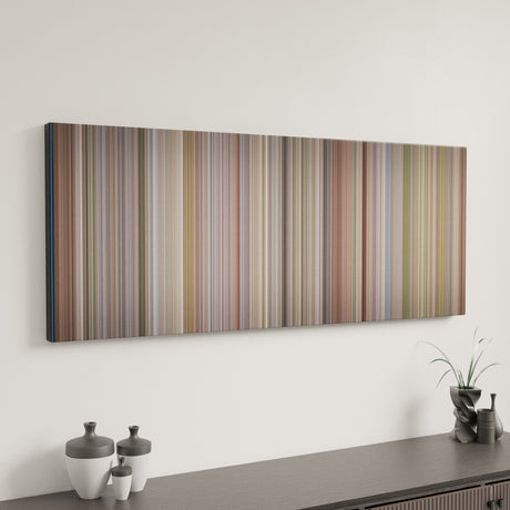 Ferris Bueller's Day Off canvas art in modern interior - movie color palette