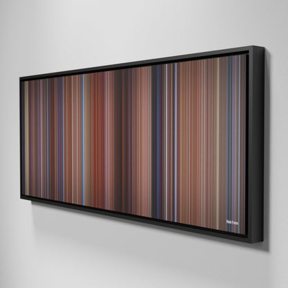 Side view of Framed Buff's of Hook Frome on the wall