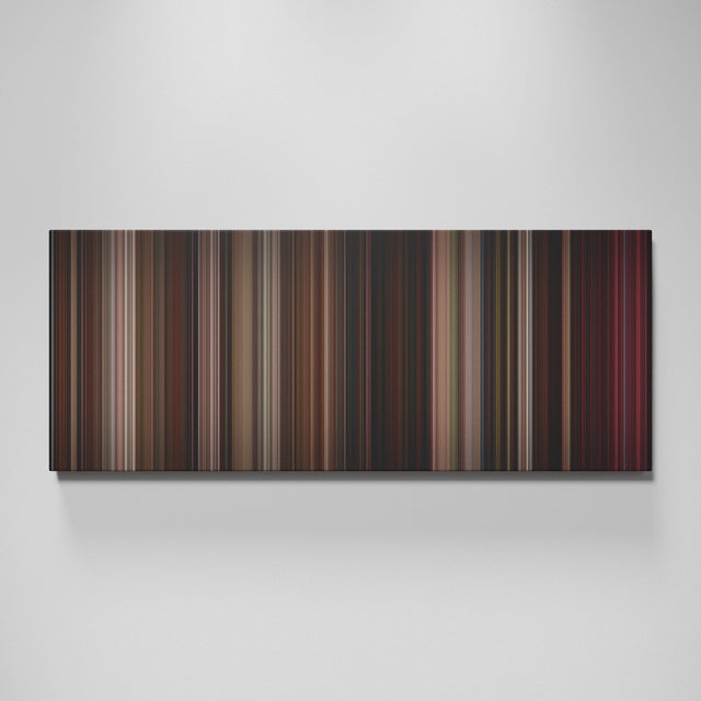 Rocky movie canvas wall art - color palette print