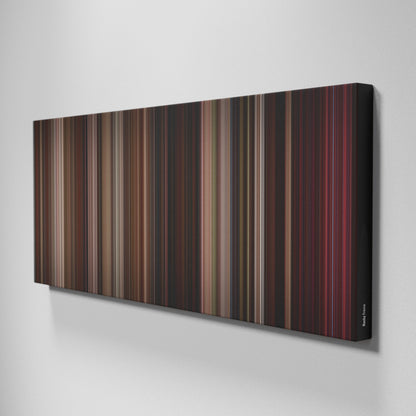 Side view of Buff's of Rocky Frome on the wall