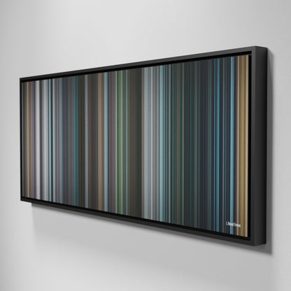 Side view of Framed Buff's of I, Robot Frome on the wall