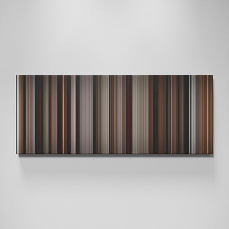 American Psycho movie canvas wall art - color palette print