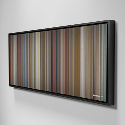 Side view of Framed Buff's of Good Will Hunting Frome on the wall