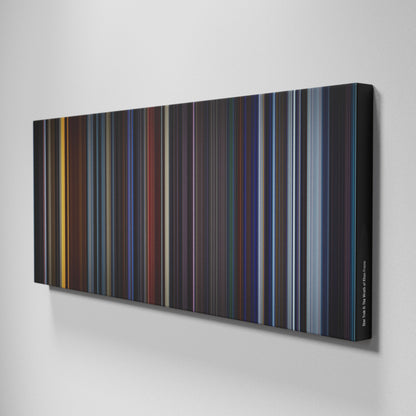 Side view of Buff's of Star Trek II: The Wrath of Khan Frome on the wall