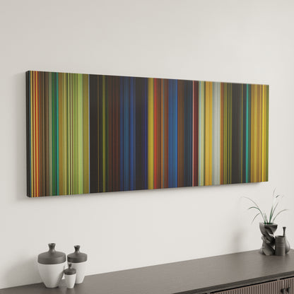 Minimal interior design with Kung Fu Panda Frome on the wall