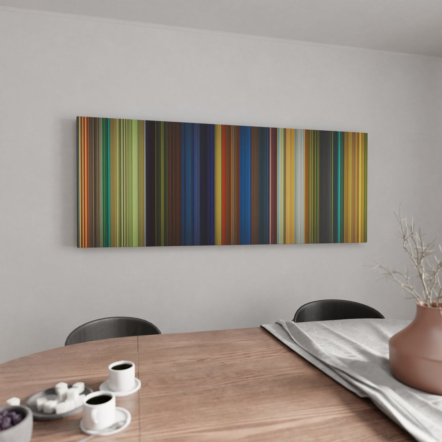 Kitchen with Kung Fu Panda Frome on the wall