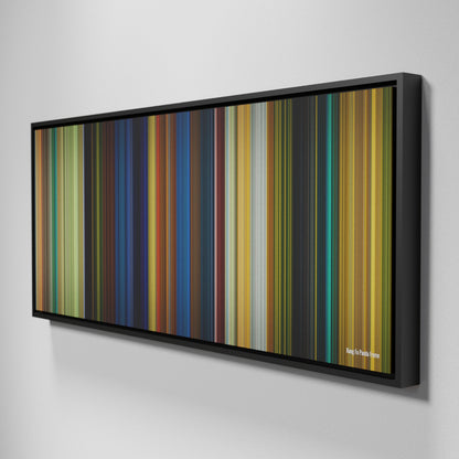 Side view of Framed Buff's of Kung Fu Panda Frome on the wall