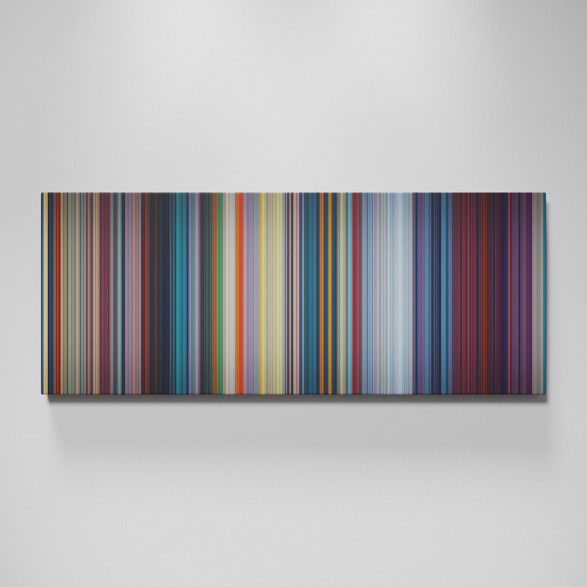 Mulan movie canvas wall art - color palette print
