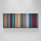 Mulan movie canvas wall art - color palette print