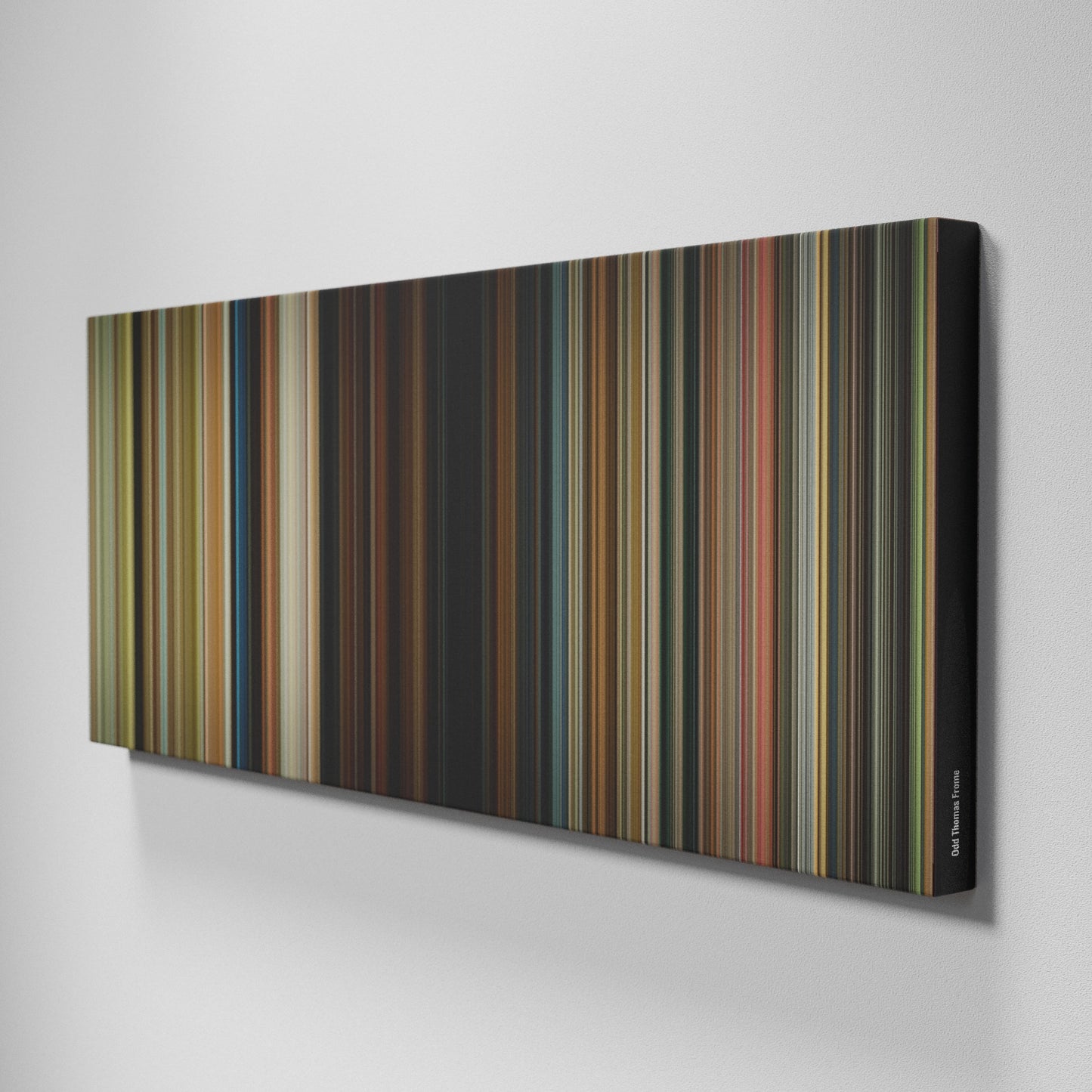 Side view of Buff's of Odd Thomas Frome on the wall