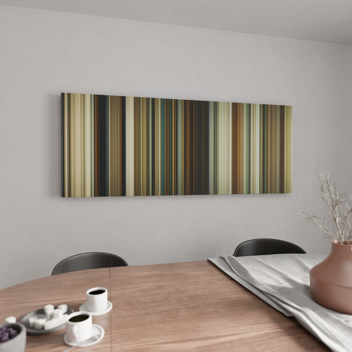 Kitchen with No Country for Old Men Frome on the wall