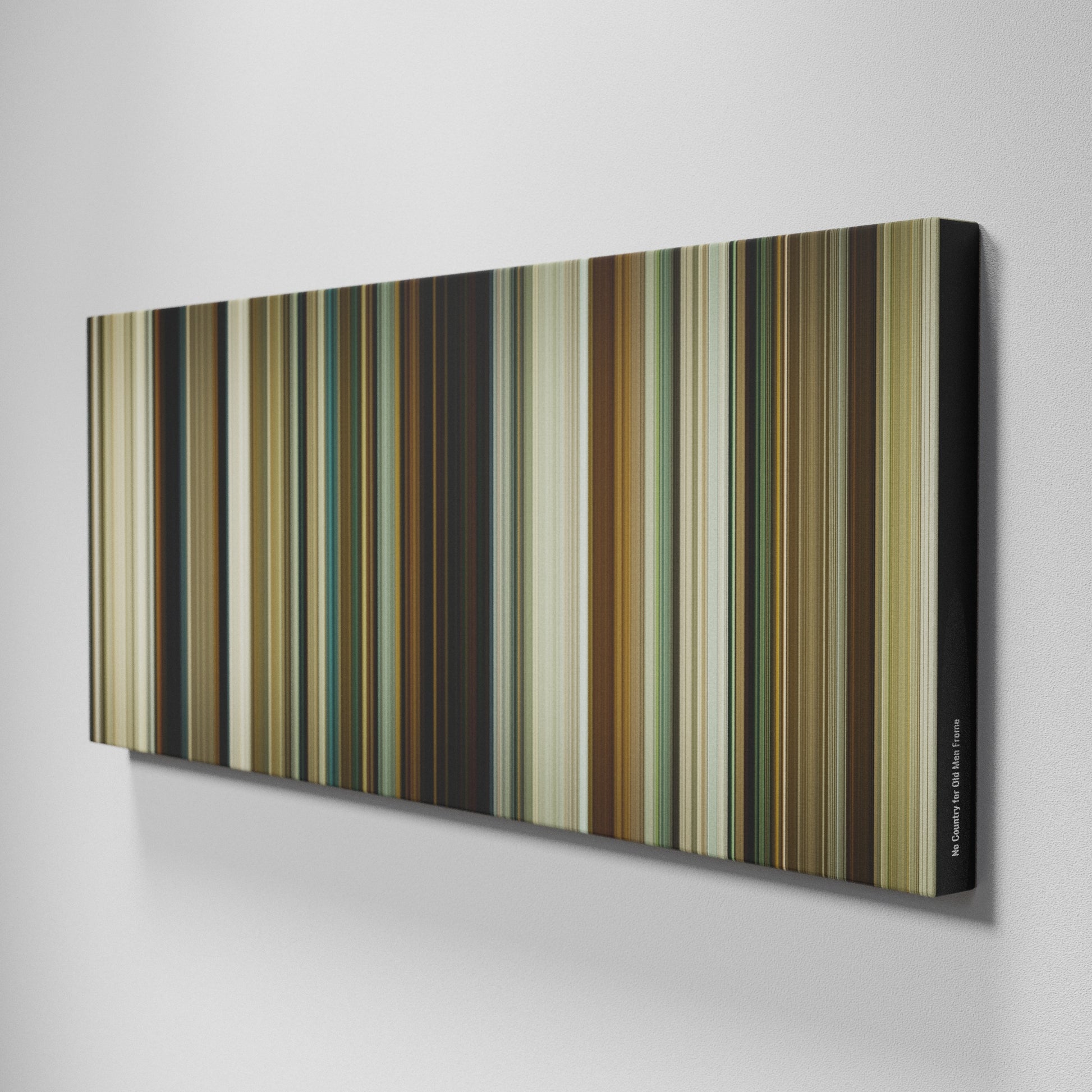 Side view of Buff's of No Country for Old Men Frome on the wall