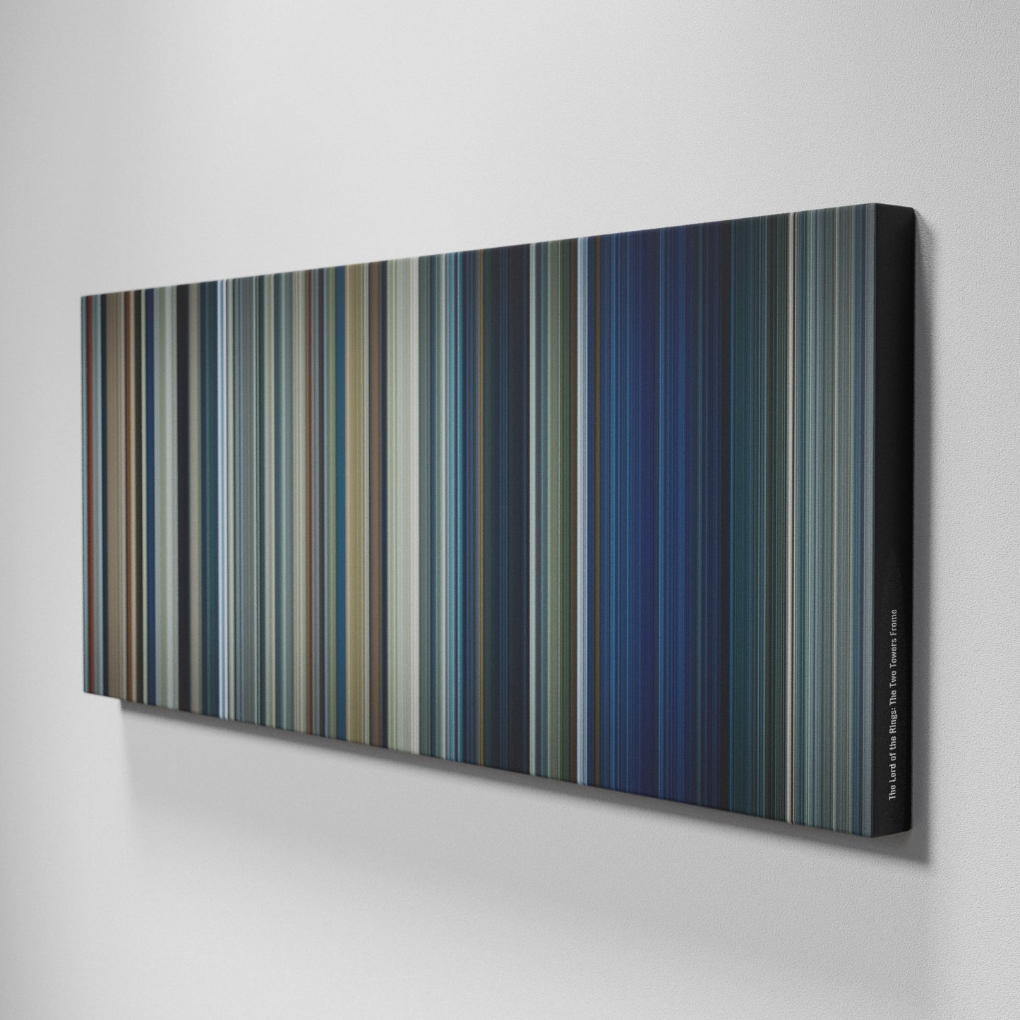 Side view of Buff's of The Lord of the Rings: The Two Towers Frome on the wall