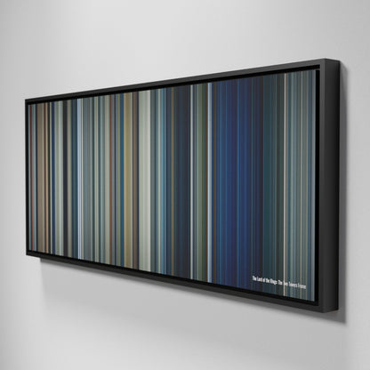 Side view of Framed Buff's of The Lord of the Rings: The Two Towers Frome on the wall