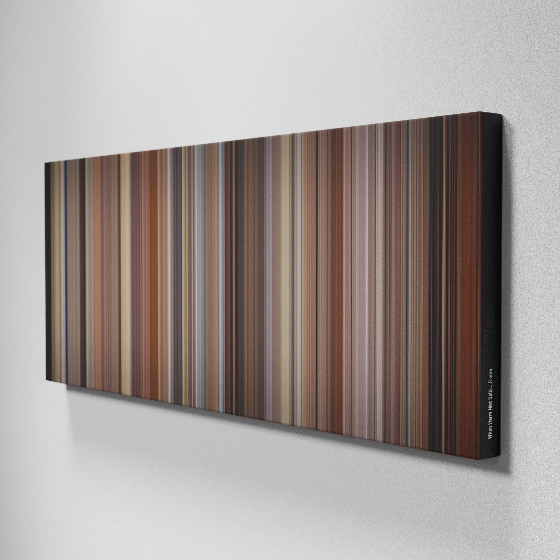 Side view of Buff's of When Harry Met Sally Frome on the wall