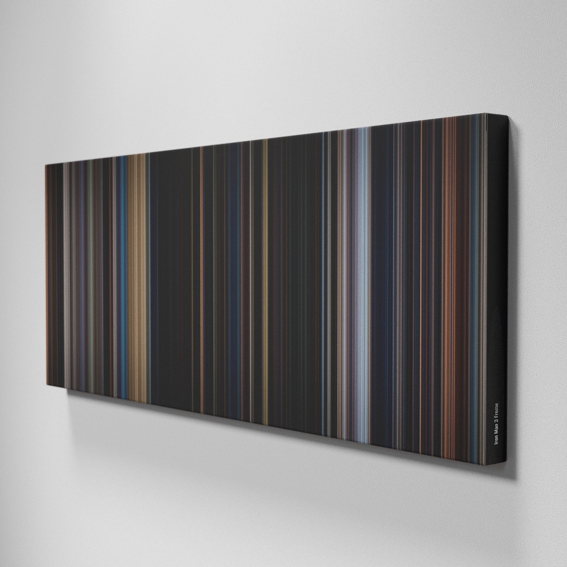 Side view of Buff's of Iron Man 3 Frome on the wall