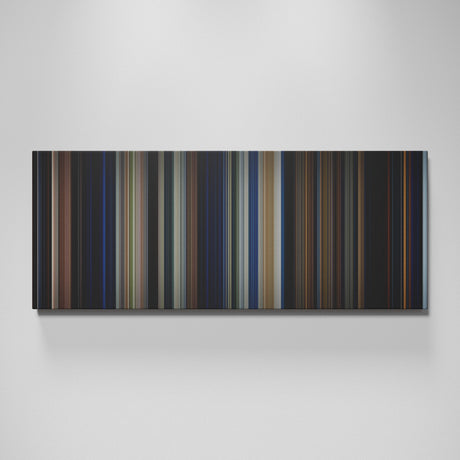 A Nightmare on Elm Street movie canvas wall art - color palette print