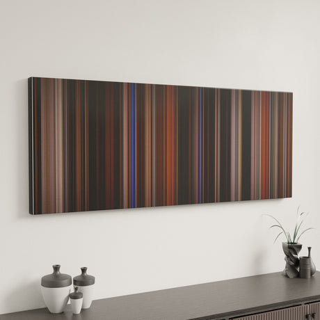 The Perks of Being a Wallflower canvas art in modern interior - movie color palette