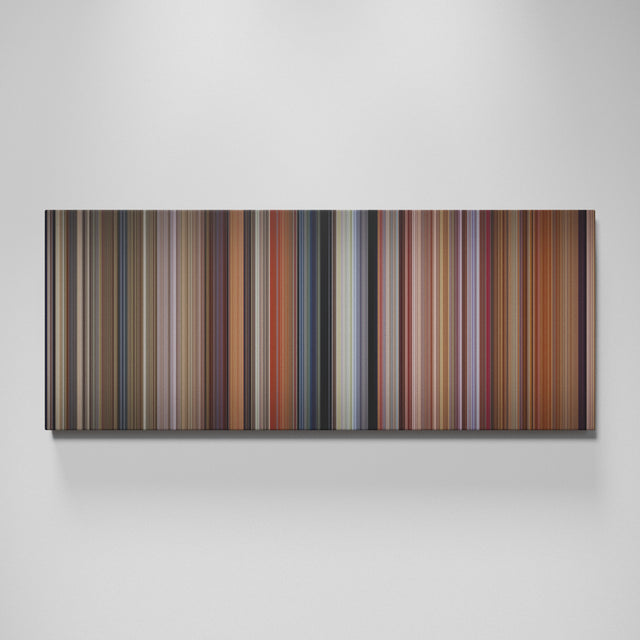 Dumb and Dumber movie canvas wall art - color palette print