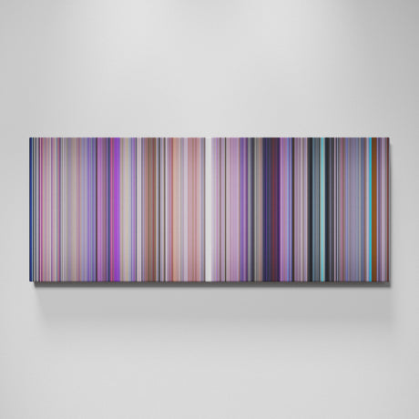 Inside Out movie canvas wall art - color palette print