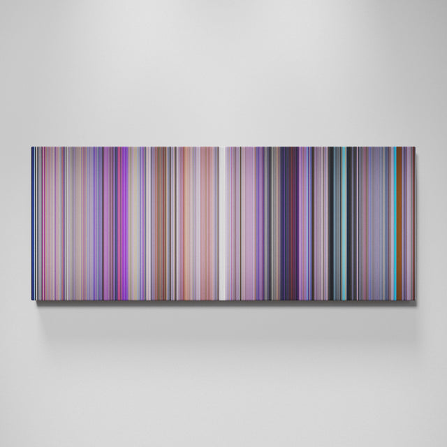 Inside Out movie canvas wall art - color palette print
