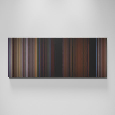 Before Sunrise movie canvas wall art - color palette print