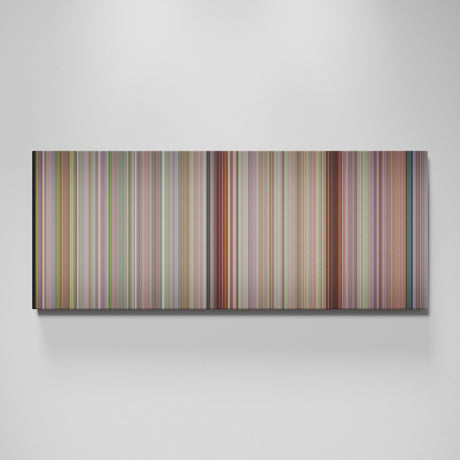 Bend It Like Beckham movie canvas wall art - color palette print