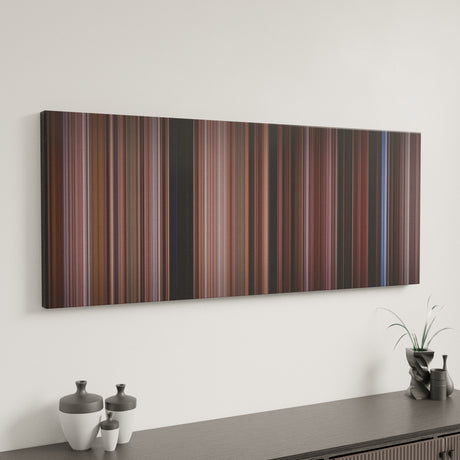 Dead Poets Society canvas art in modern interior - movie color palette