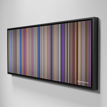 Side view of Framed Buff's of One Direction: This Is Us Frome on the wall