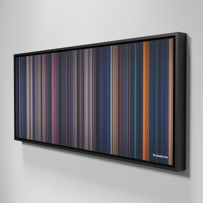 Side view of Framed Buff's of The Terminator Frome on the wall