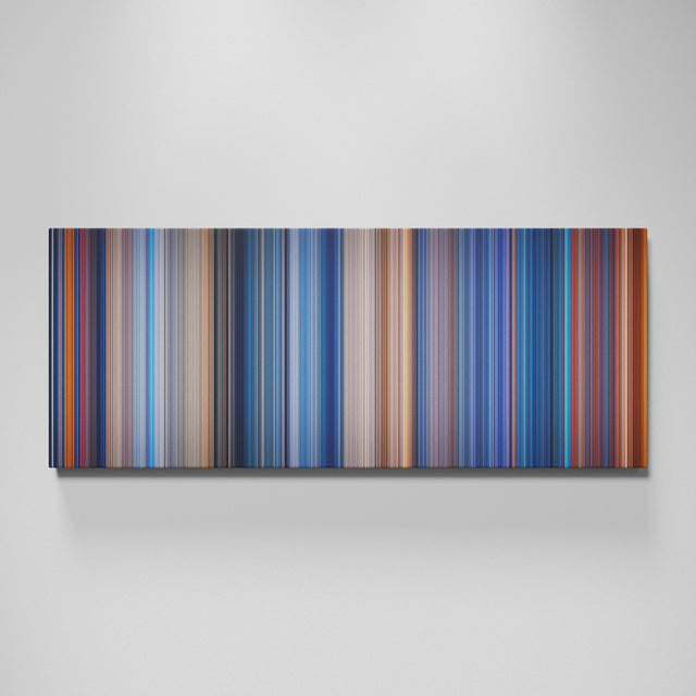 Terminator 2: Judgment Day movie canvas wall art - color palette print