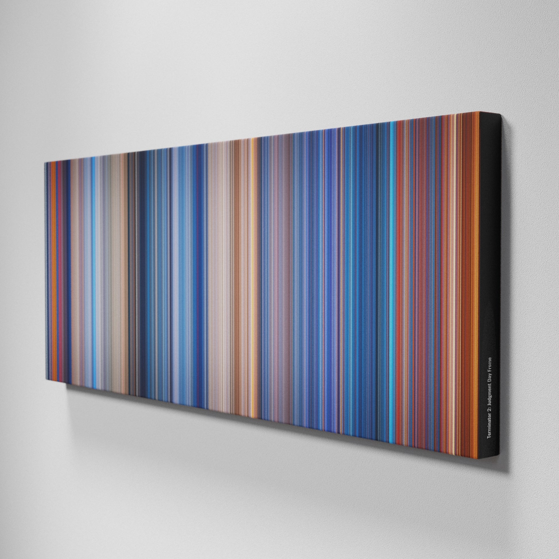 Side view of Buff's of Terminator 2: Judgment Day Frome on the wall