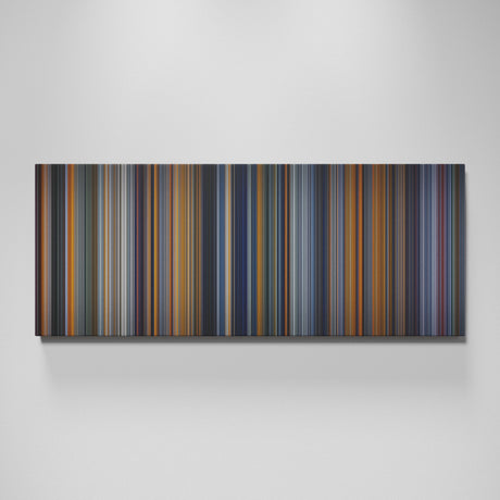 The Martian movie canvas wall art - color palette print