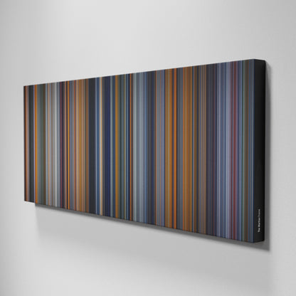 Side view of Buff's of The Martian Frome on the wall