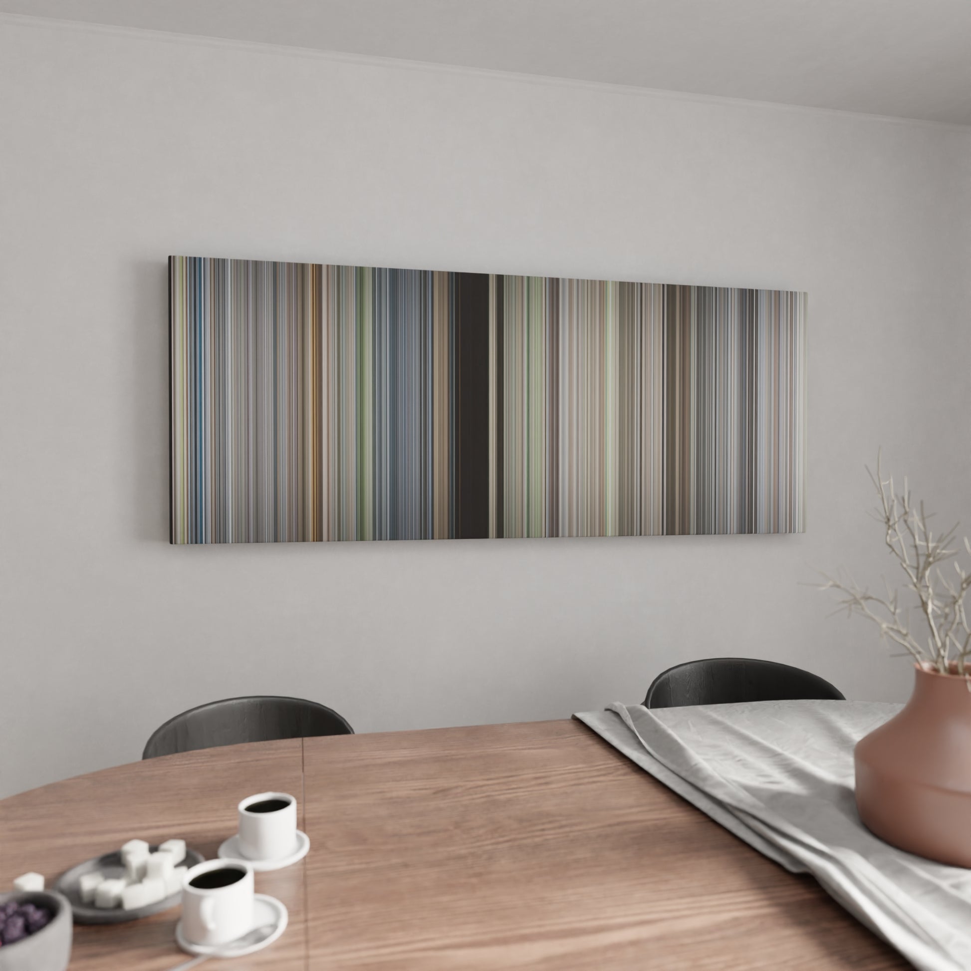 Kitchen with Saving Private Ryan Frome on the wall