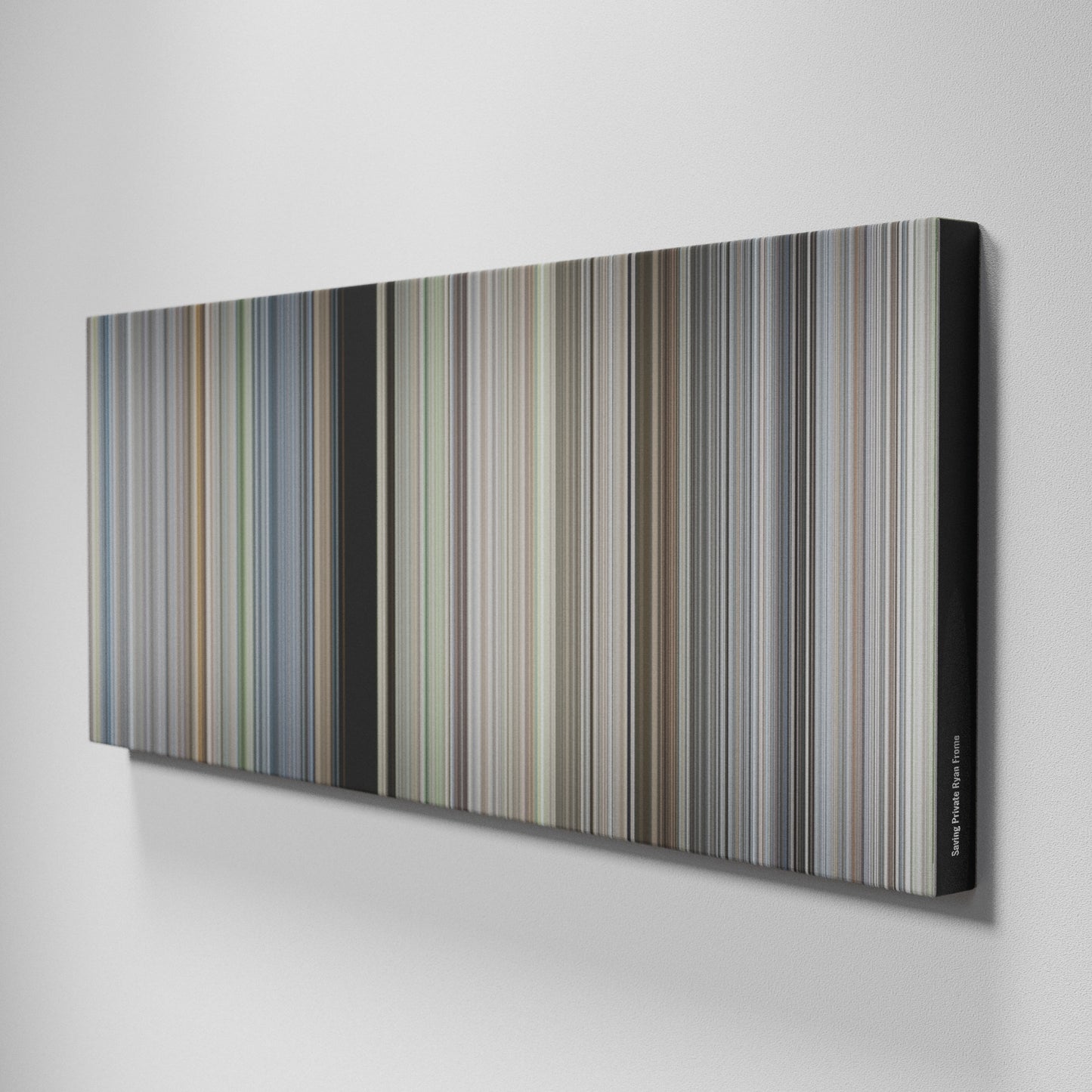 Side view of Buff's of Saving Private Ryan Frome on the wall