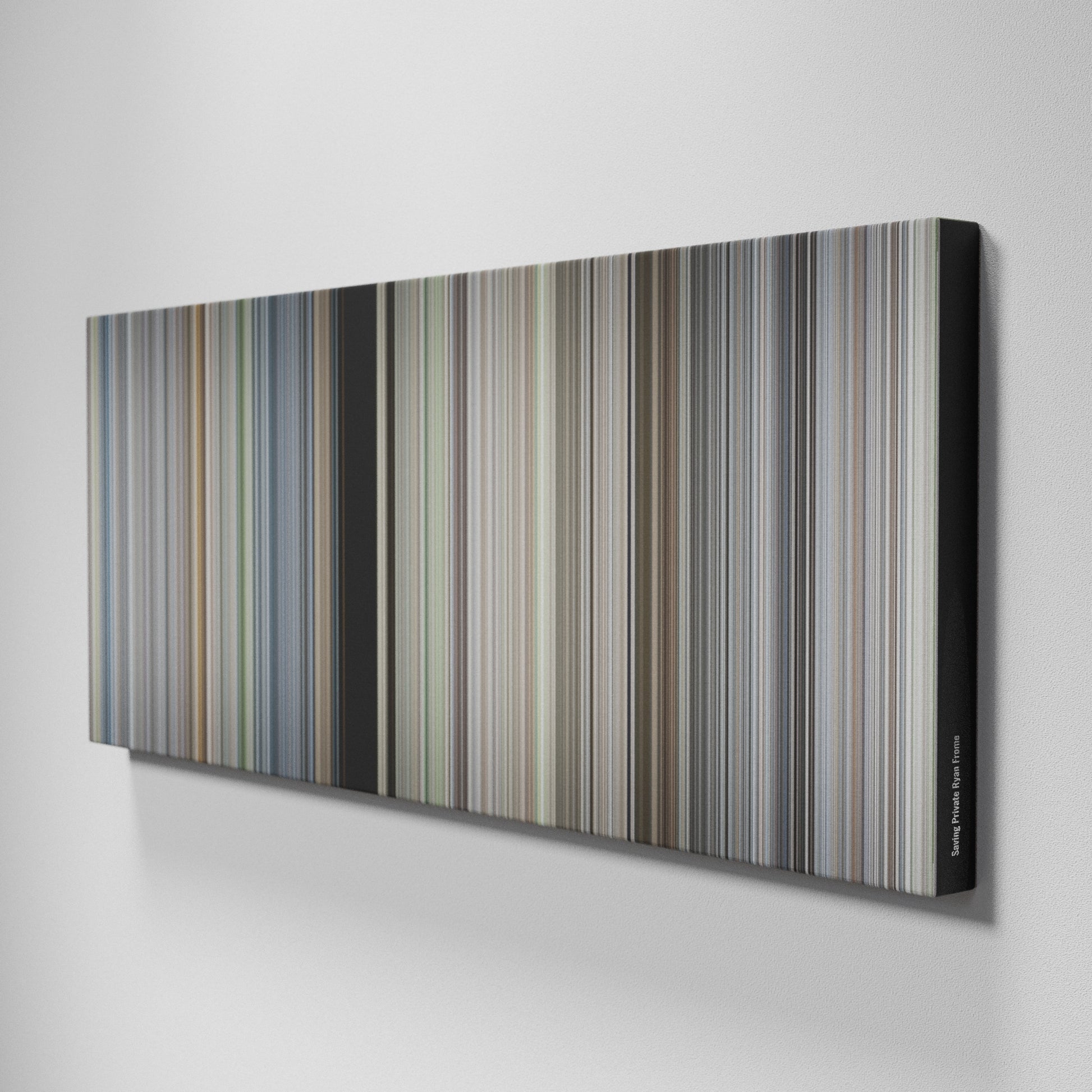 Side view of Buff's of Saving Private Ryan Frome on the wall