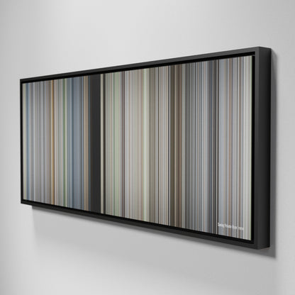 Side view of Framed Buff's of Saving Private Ryan Frome on the wall