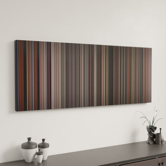 Minimal interior design with Apollo 13 Frome on the wall